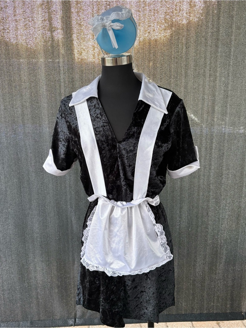 Vintage 2001 The Rocky Horror Picture Show Magenta Maid Costume (one size)